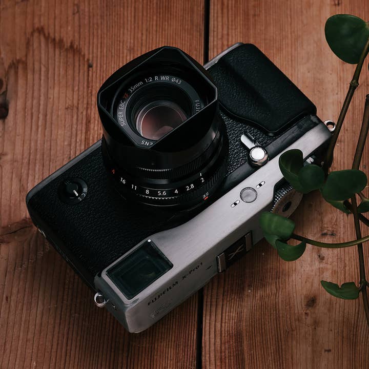 Squarehood - Vendita all'ingrosso Cinghia per fotocamera - Cappa quadrata per Fujinon XF 23mm f2/XF 35mm f21