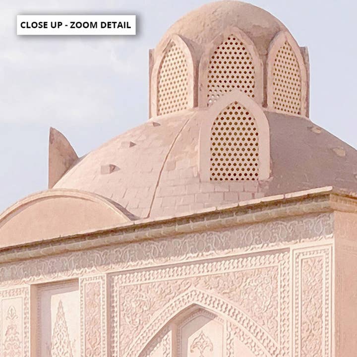 PRINT AND PROPER - Wholesale Art print - Moroccan Balcony Art Print. Islamic Architecture Pastels2