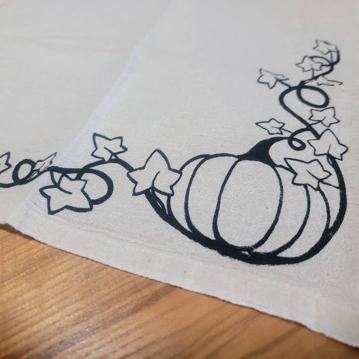 Serviette à la citrouille pour la vente par Brumbams Creations