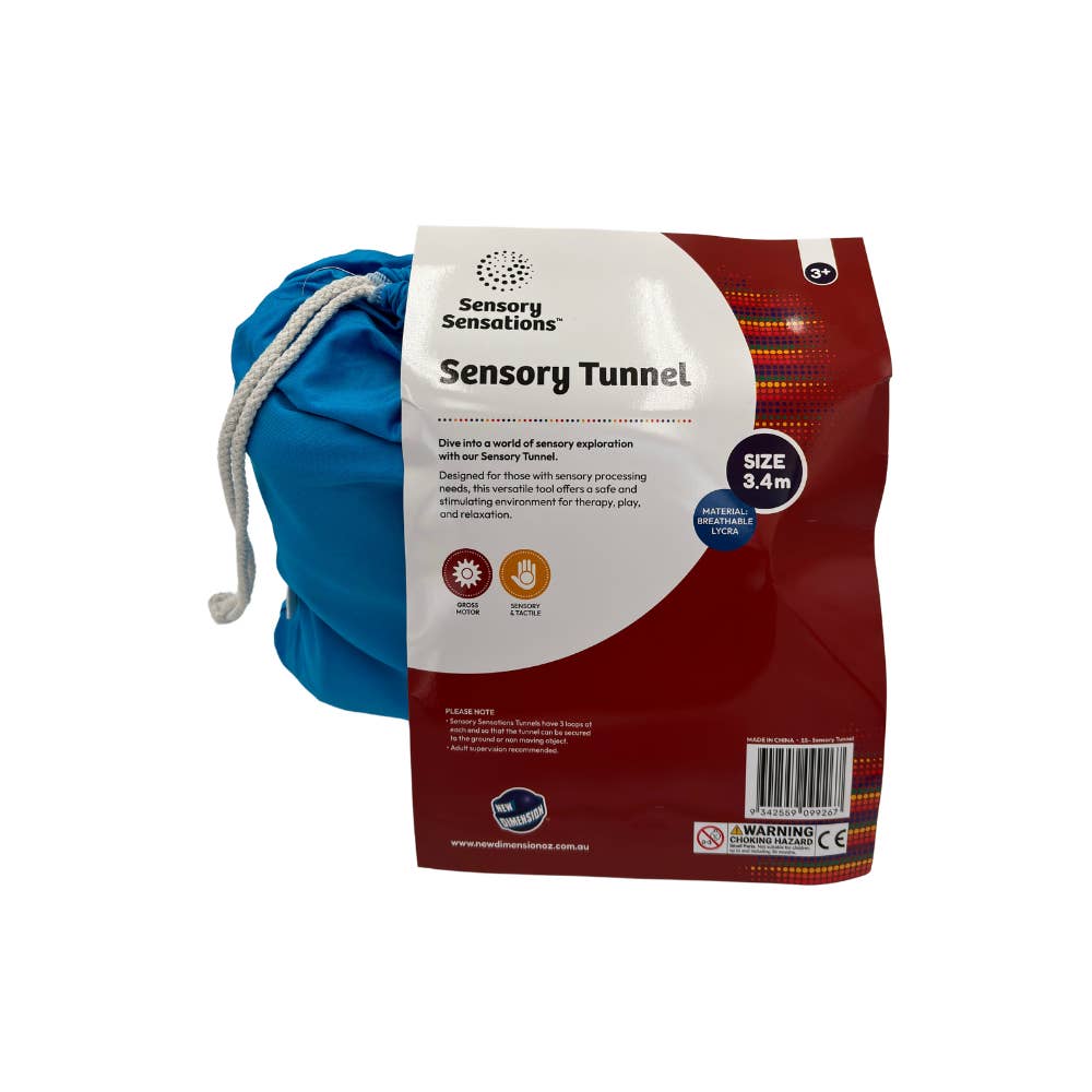 New Dimension Oz - Wholesale Sporting game – Child & baby - Sensory Tunnel 3.4m