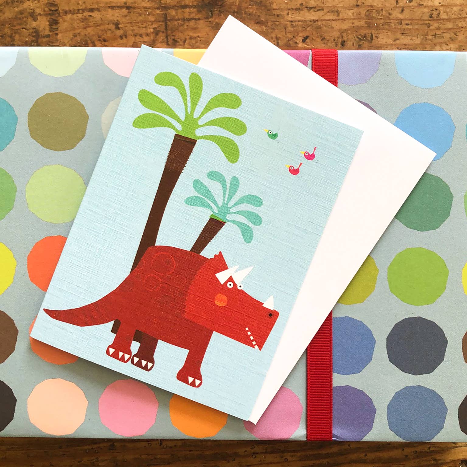 Kali Stileman Publishing – Engroshandel Hverdagshilsen kort – WTW45 Mini Dinosaur lykønskningskort1