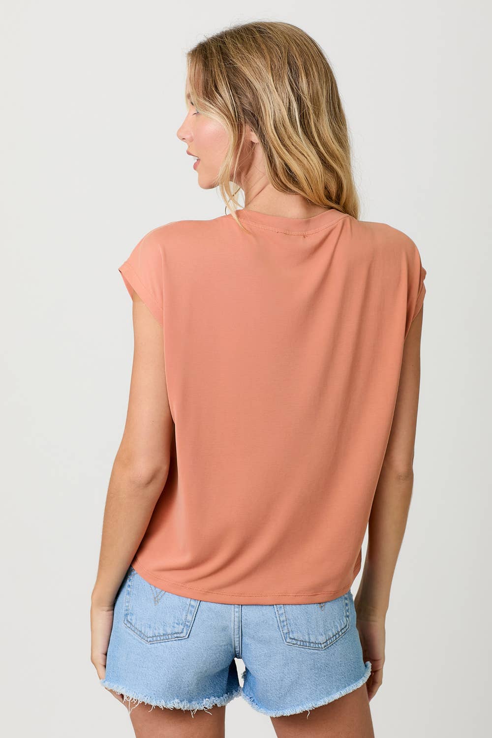 Mystree - Wholesale Knit Top - Women's - 20020 Front Ruche Modal Top 33