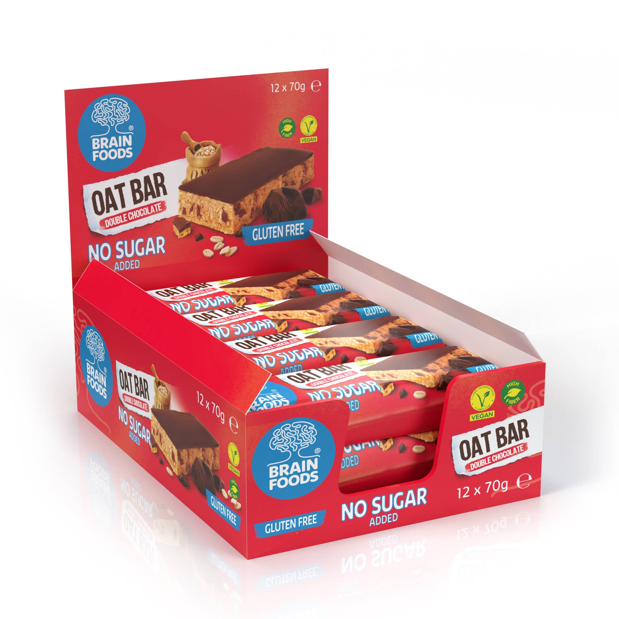 Brain Foods - Wholesale Snack Bar - Double Chocolate Flapjack