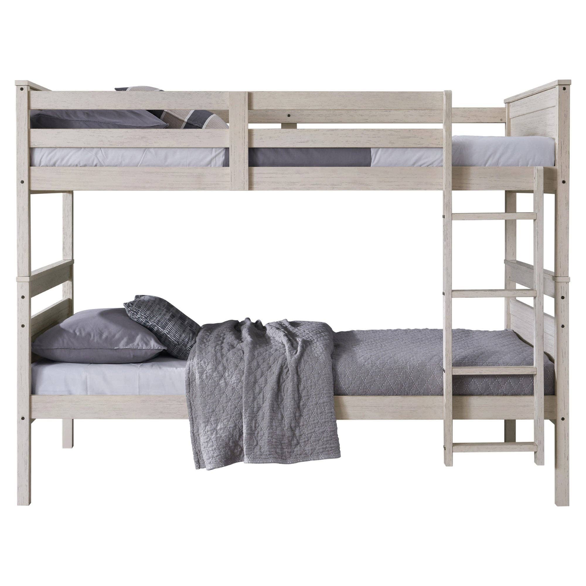 Home Design - Wholesale Bed - Home Design Exeter Twin Over Twin Solid Wood Standard Bunk Bed Frame5