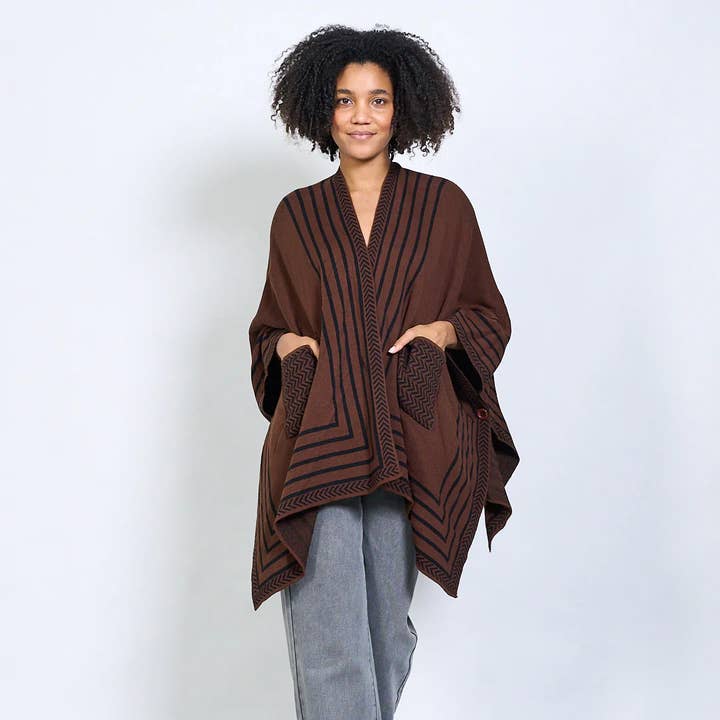 AMELÉ - Wholesale Poncho - Women's - Poncho cardigan5