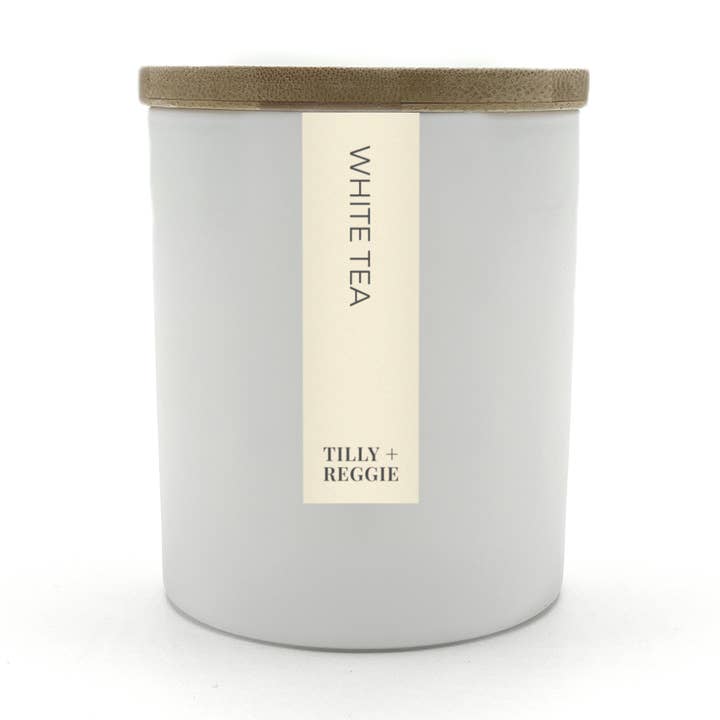 Soy Wax Candles | Classic Collection | White Tea for wholesale by Tilly + Reggie