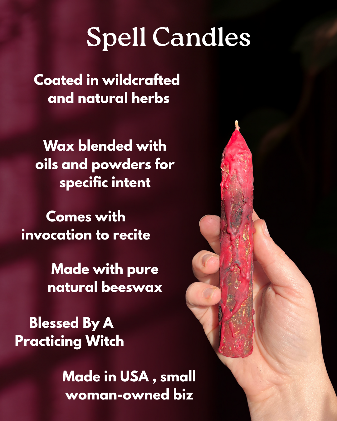 Beauty and the Moon - Wholesale Tapered Candle/Candlestick - Dragon Candle | Mythology Candle | Spell Candle2