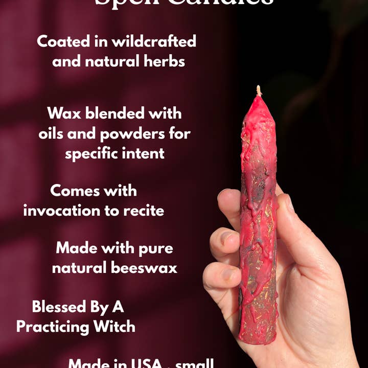 Beauty and the Moon - Wholesale Tapered Candle/Candlestick - Dragon Candle | Mythology Candle | Spell Candle2