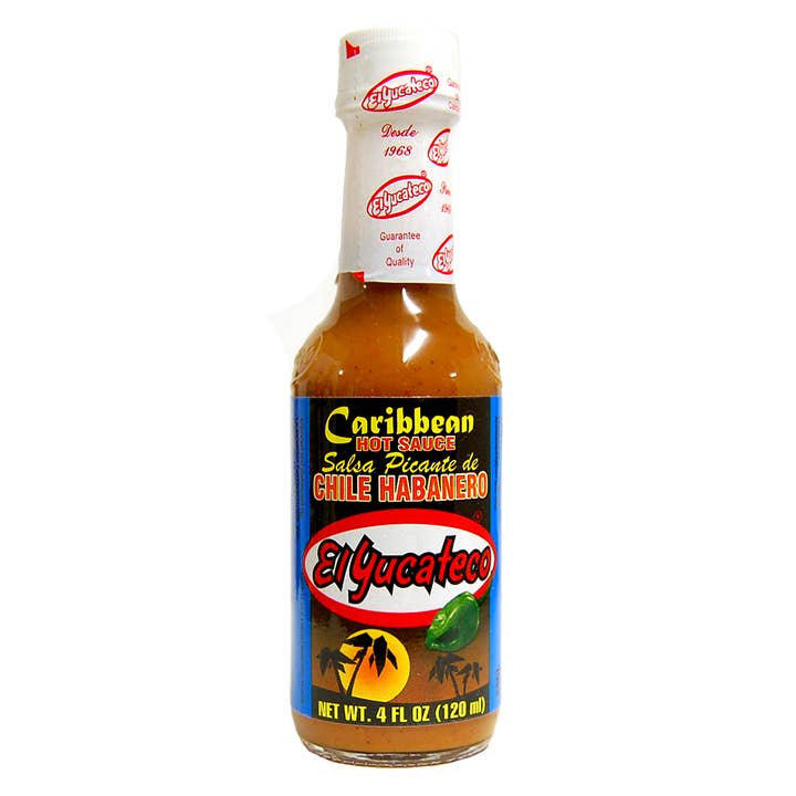 El Yucateco Caribbean Habanero Hot Sauce 120ml for wholesale by MexGrocer