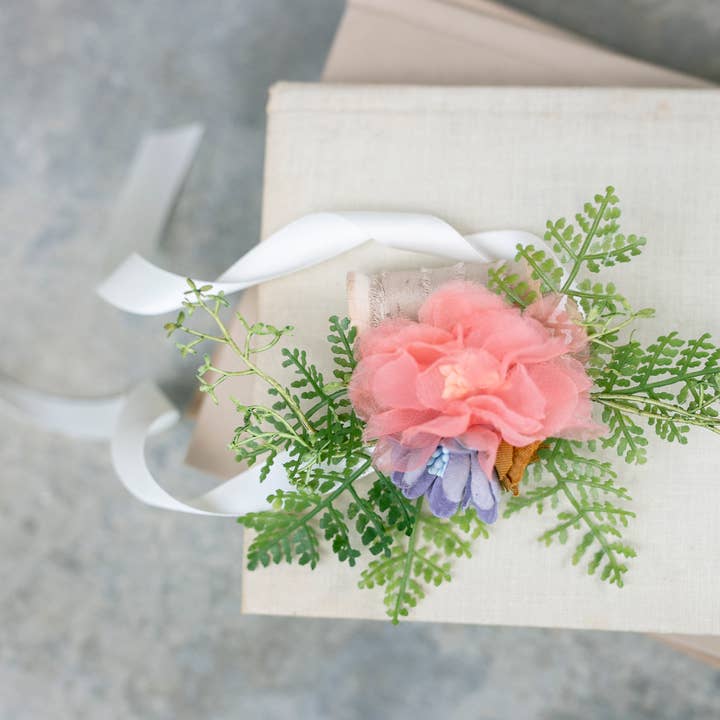 Indy Supply Co - Wholesale Artificial flowers - Artificial Floral Corsage | Wildflower Floral Wristlet 2