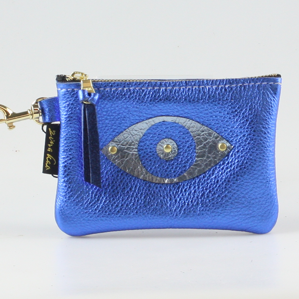 Zina Kao Exclusives - Wholesale Pouch - Women's - The Applique Kara: Evil Eye!8