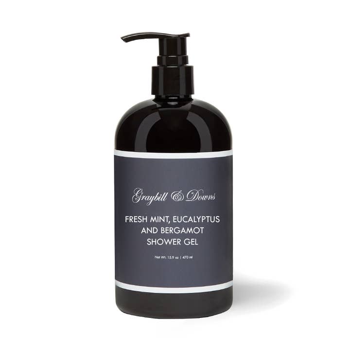 Fresh Mint with Eucalyptus and Bergamot Shower Gel for wholesale by Graybill & Downs