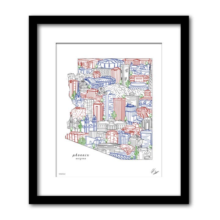Phoenix Arizona Wall Decor for wholesale by Townsville Art