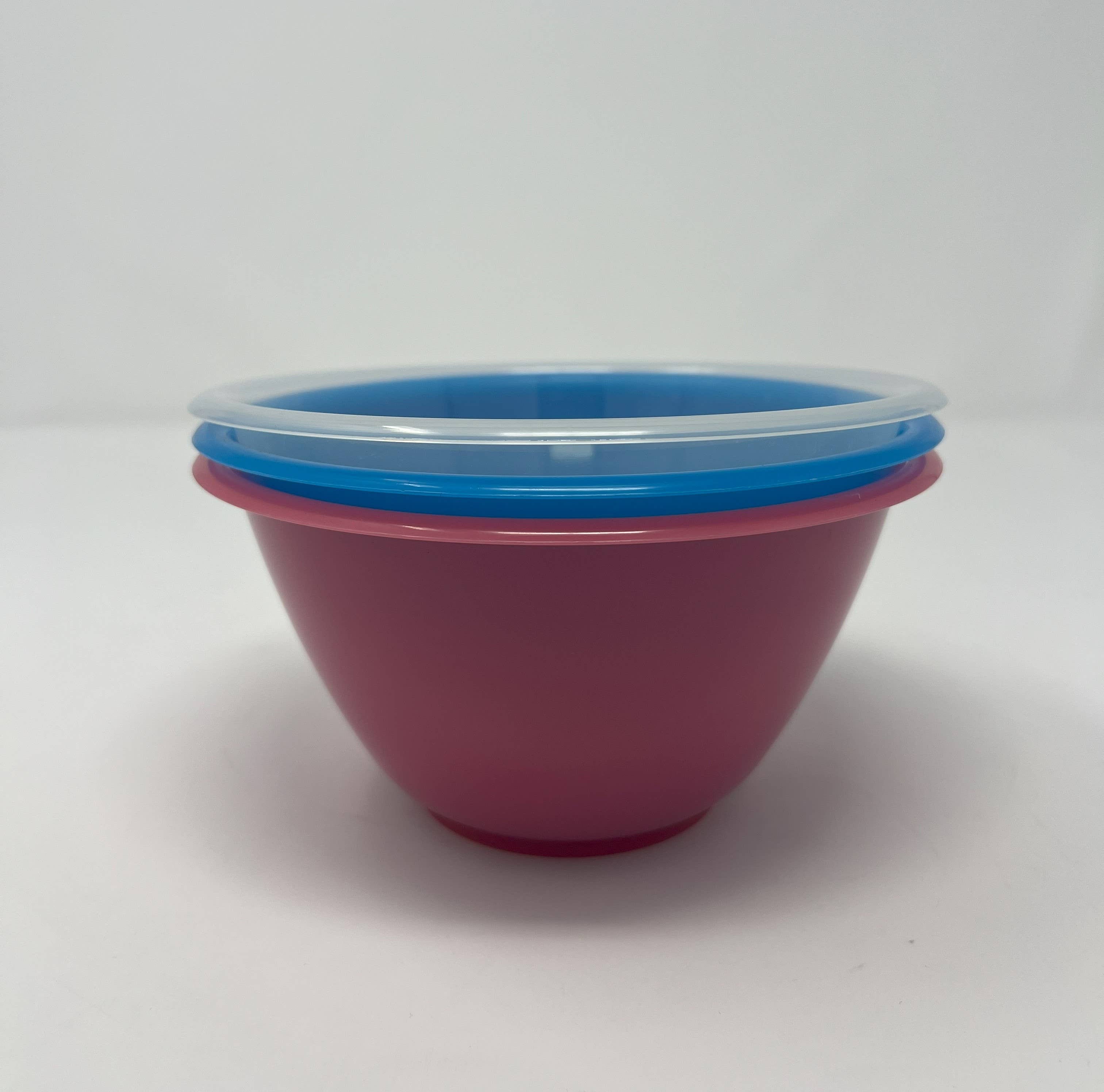 USA HomeMax - Wholesale Bowl - 3pc 975ml Cereal Bowl Plastic Assorted Colors