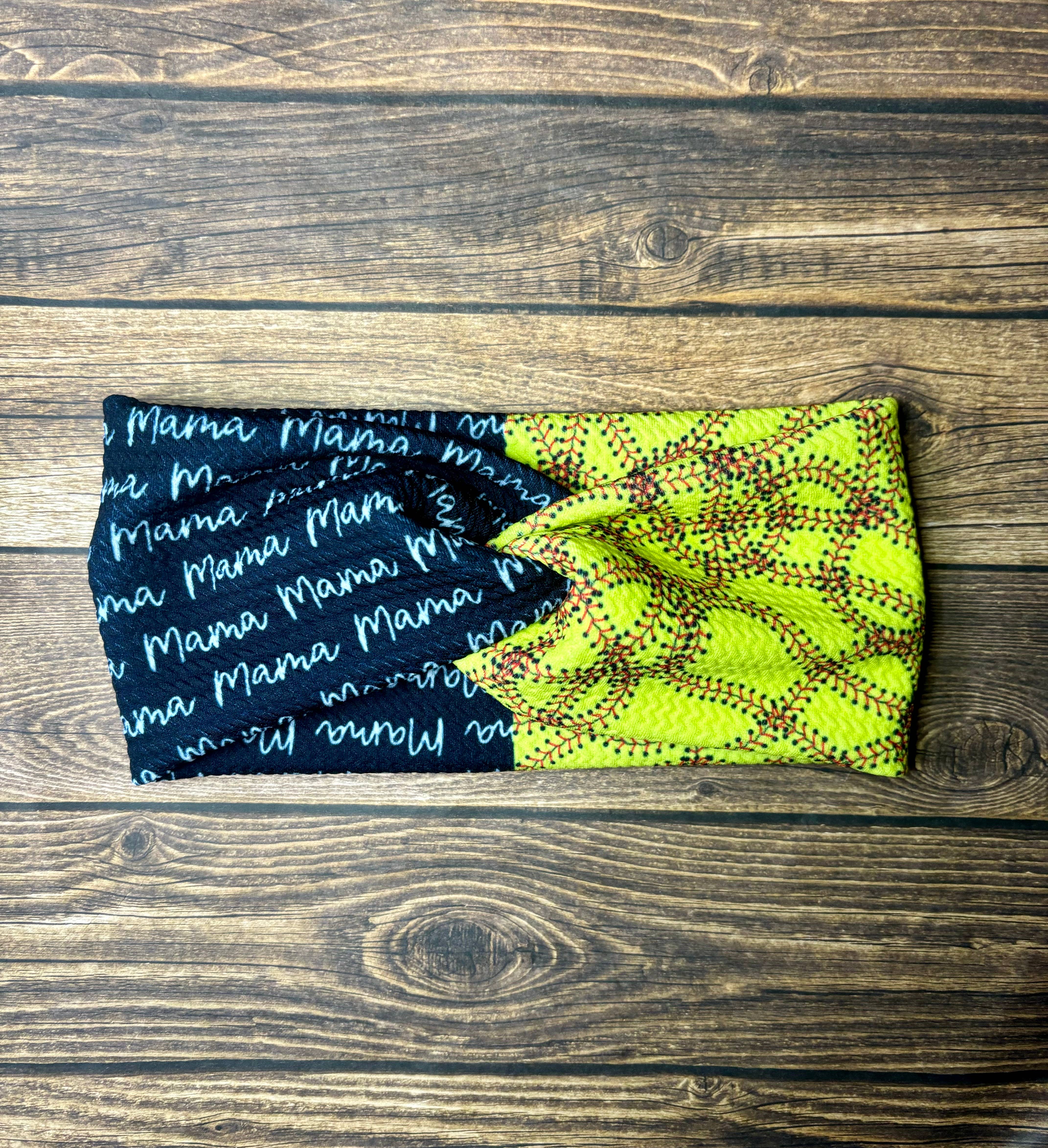 South Coast Sewn – wholesale Fashion headband – women's – Softball Mom Headband2