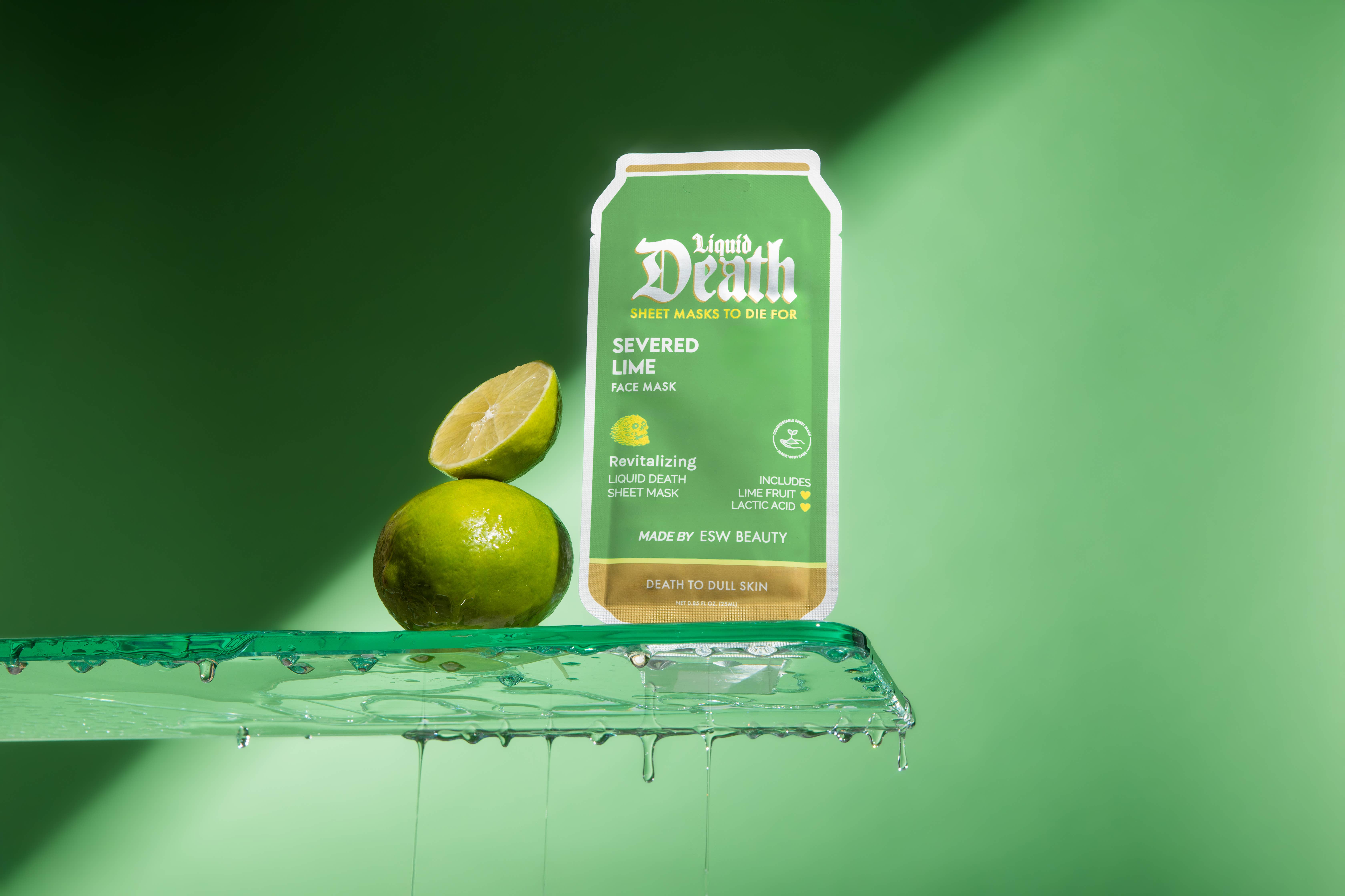 ESW Beauty - Wholesale Skincare Face Mask - Severed Lime Liquid Death Revitalizing Face Mask