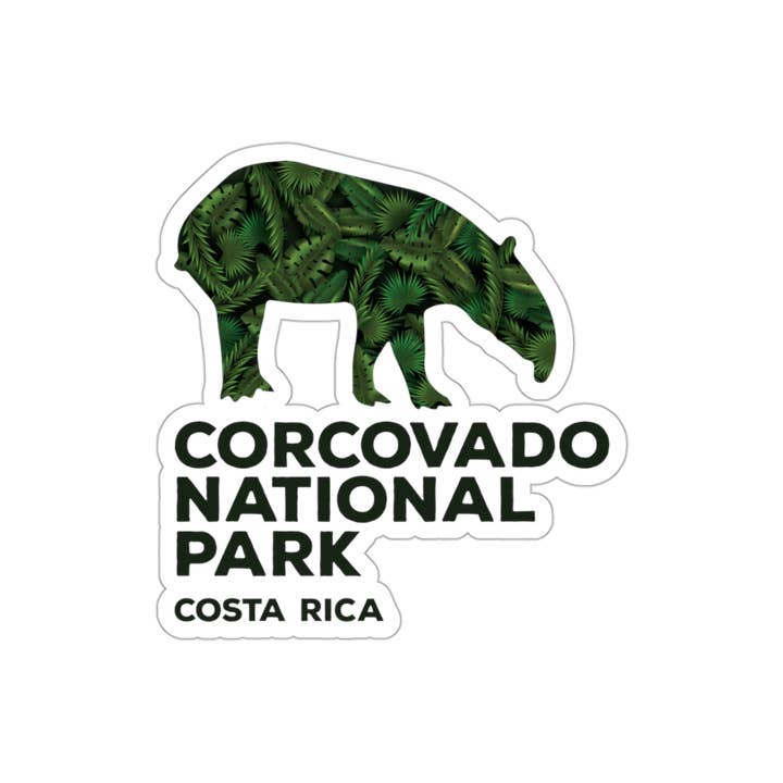 Trail Memories - Wholesale Sticker - Corcovado National Park - Costa Rica, Outdoor Sticker
