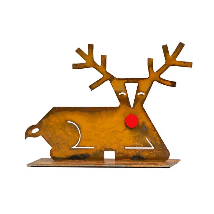 Prairie Dance - Wholesale Christmas Decoration - Contemporary Reindeer-Donner, Christmas Decor Deer Figurines