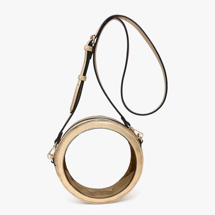 Jen & Co. - Wholesale Crossbody Bag - Women's - M2440CR Lilibet Clear Circular Women's Crossbody Bag2