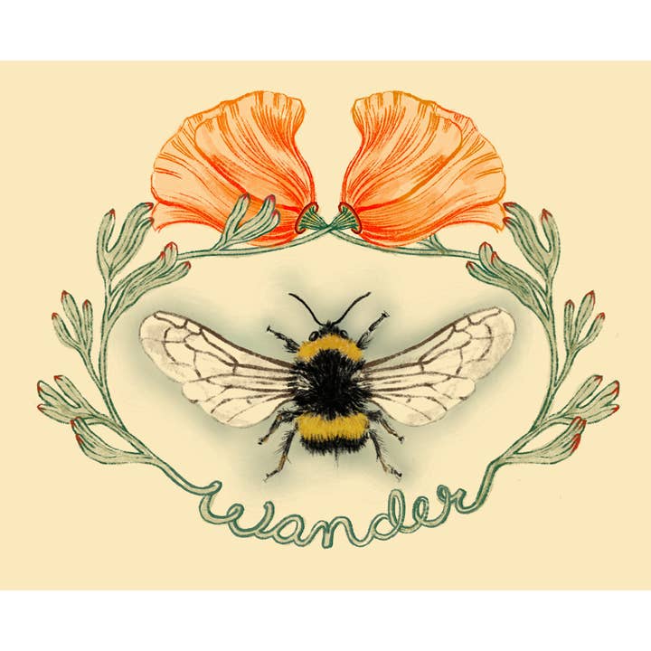 Bee & Poppy for wholesale by Postcards From Within