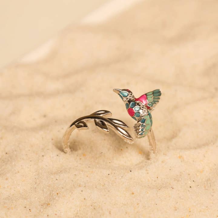 PHOEBE´S - Vendita all'ingrosso Anelli cocktail/statement - Anello Colibrì, Gioielli in Argento 925