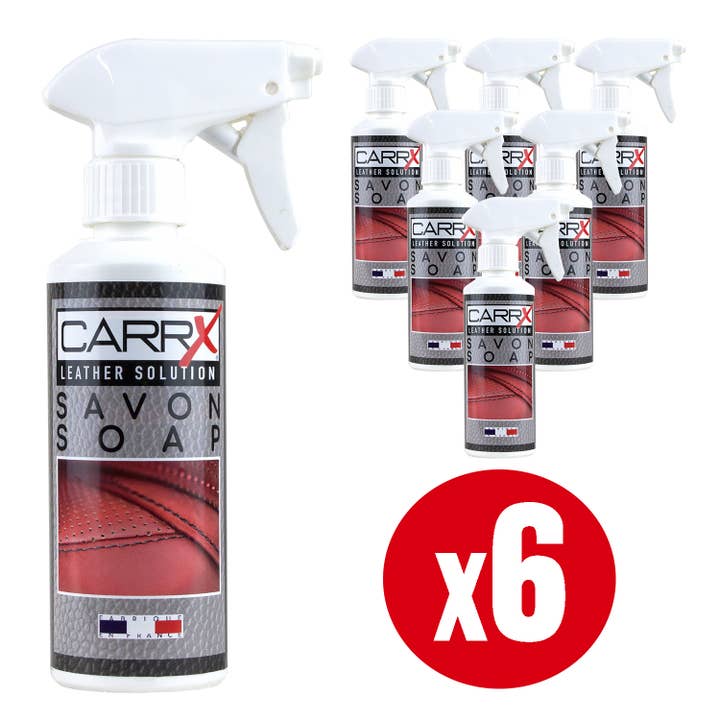 Conjunto com 6 Limpadores de Couro de 250 ml por atacado de CarrX