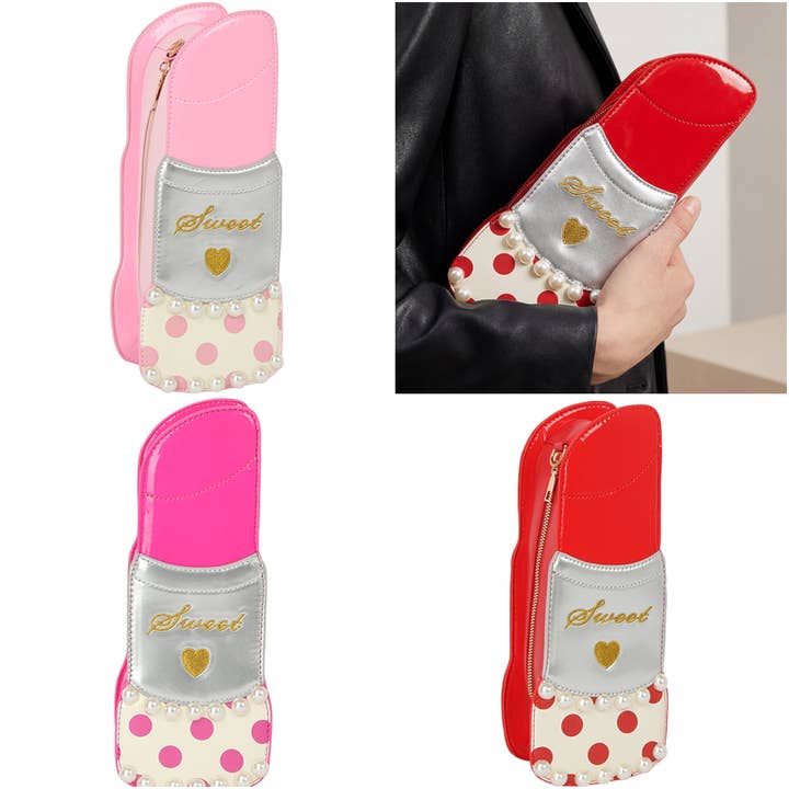 Sweet Lipstick-Shaped Pouch
EWB292 for wholesale by Oblige by G
