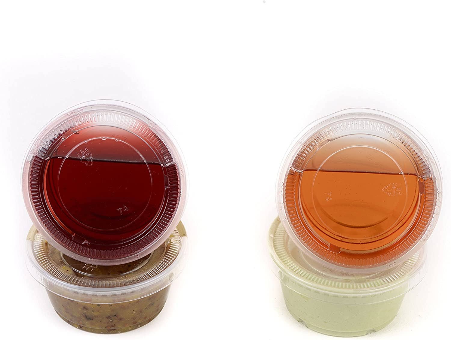 EcoQuality - Wholesale Food Storage Container - 3.25Oz Clear Leak Proof Plastic Condiment Souffle Containers2
