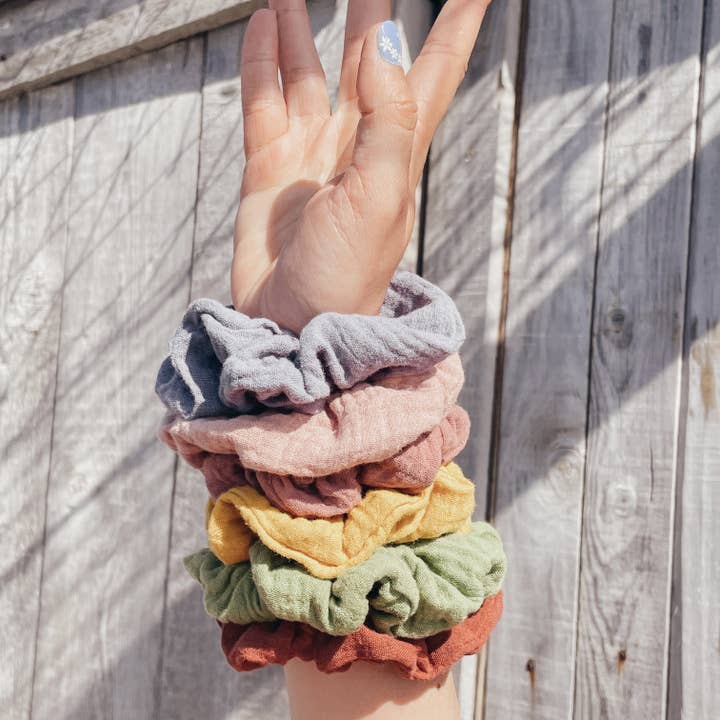 Pompons et Coquillages - Wholesale Scrunchie - Women's - Cotton gauze scrunchie22