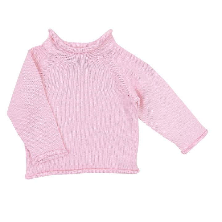 Magnolia Baby - Wholesale Knit Sweater - Baby - Essentials Knits Pink Raglan Sweater