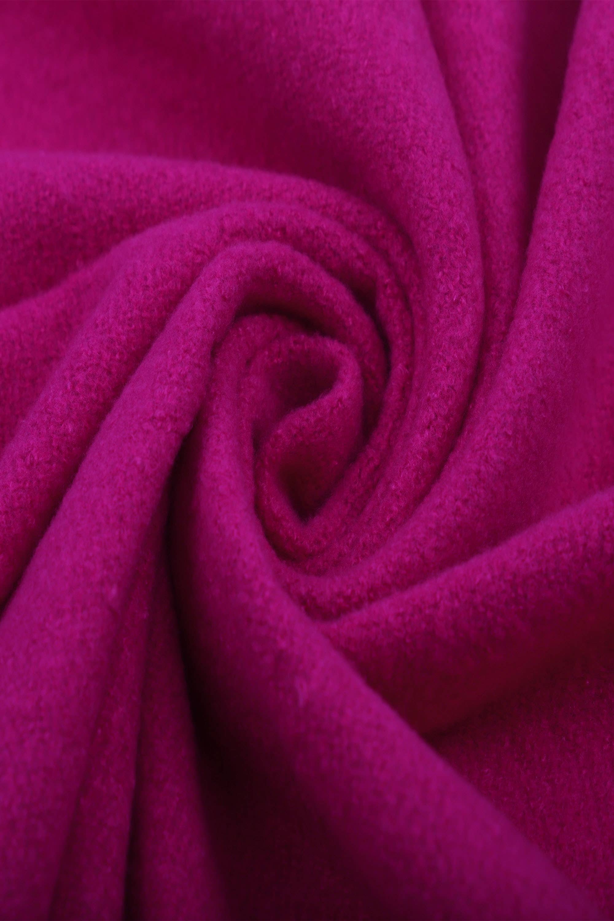 PHANIE MODE - Wholesale Scarf - Women's - E-09355 Women's plain scarf with fringes – Soft & elegant27