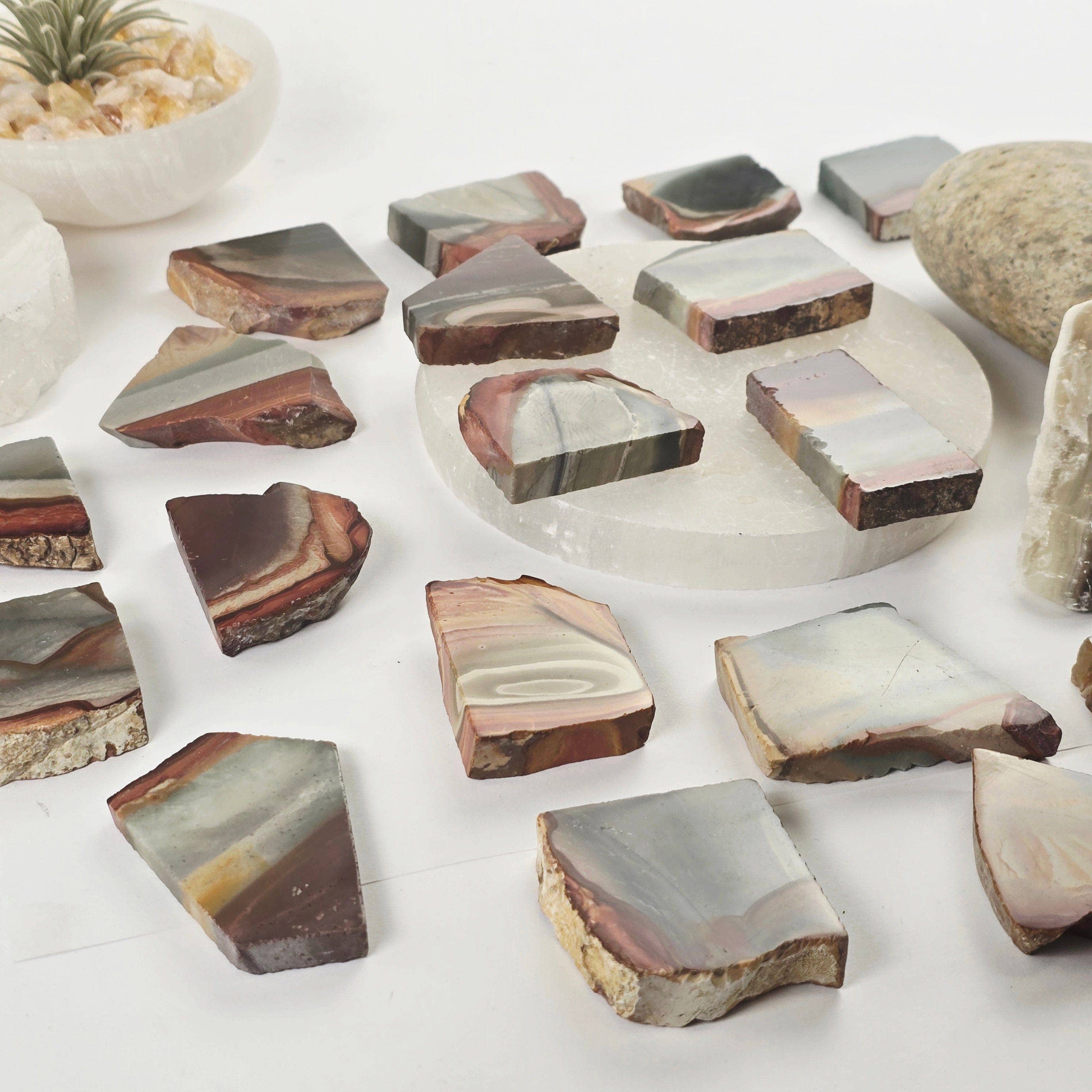 Rock Paradise - Wholesale Spiritual Stone/Crystal - Polychrome Jasper Semi Polished Crystal Slab - You Choose3
