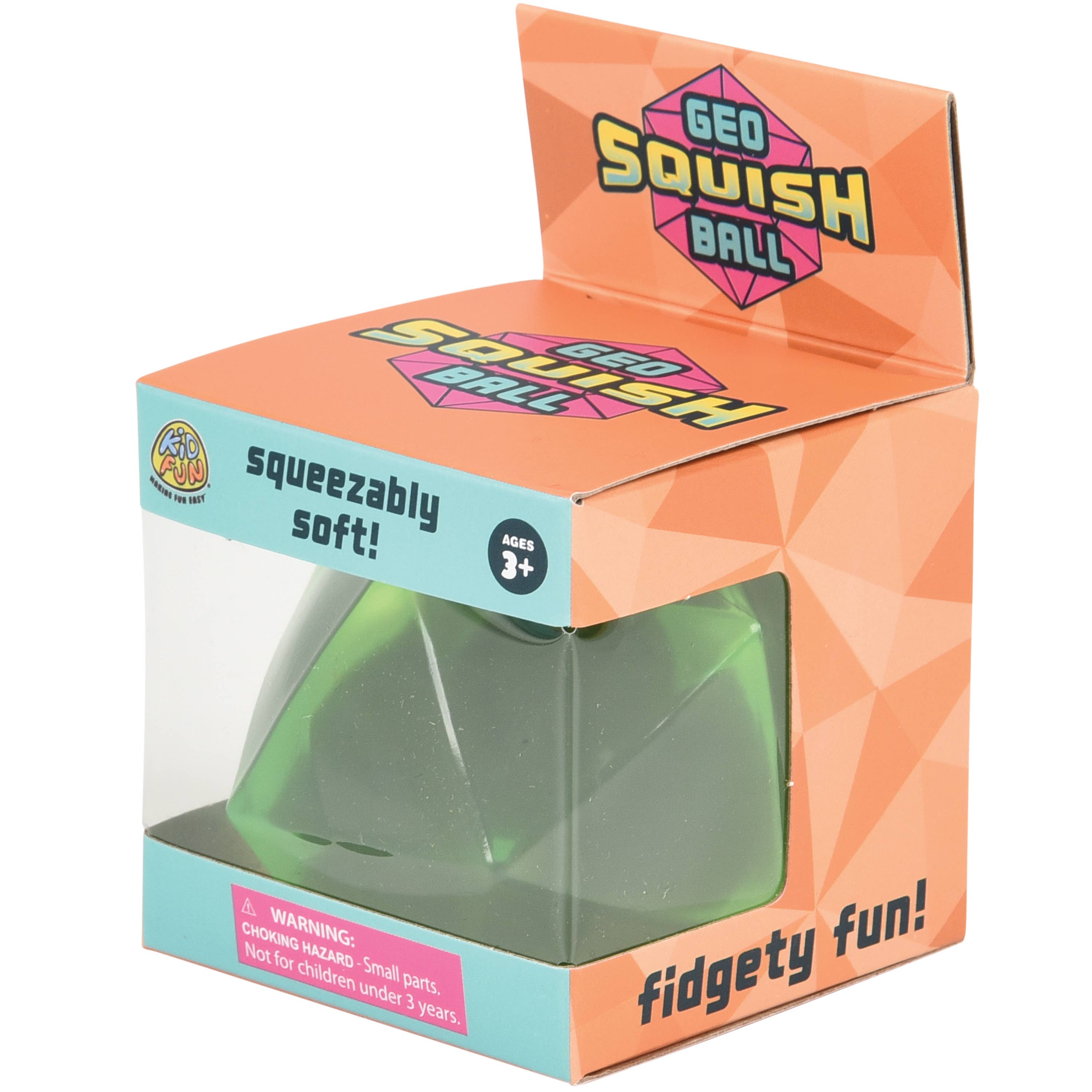 US Toy Company - Wholesale Squishy Toy - Kids & Baby - Geo Squish Sugar Ball 12-Unit Display16