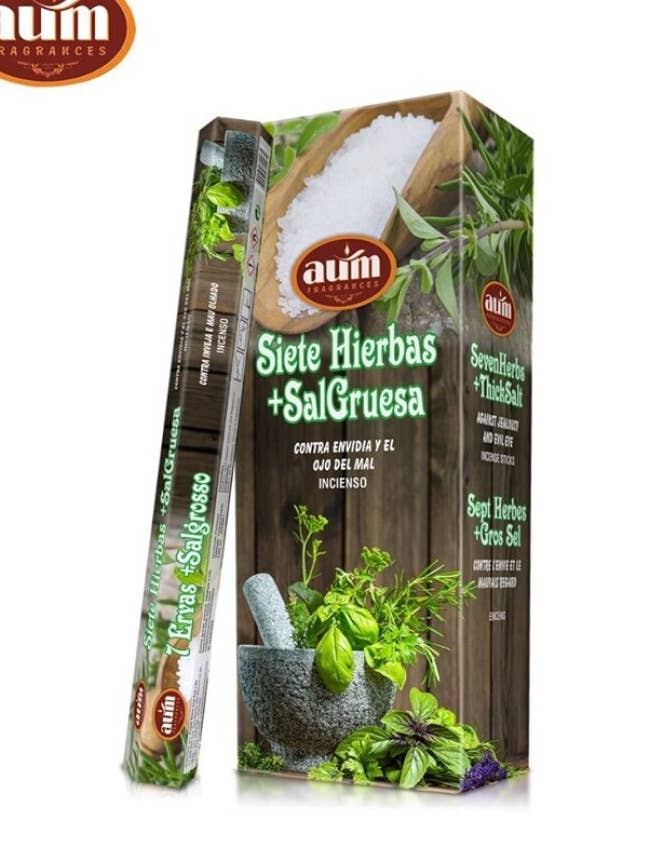 Aum 20 cannes Hexa 7 Ervas+Salgrosso pour la vente par AUM Fragrances