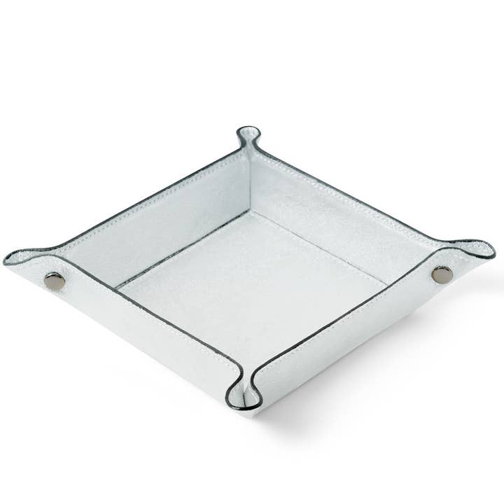 MONTTE DI JINNE - Wholesale Decorative Tray - Italian Handmade Genuine Leather Valet Tray2