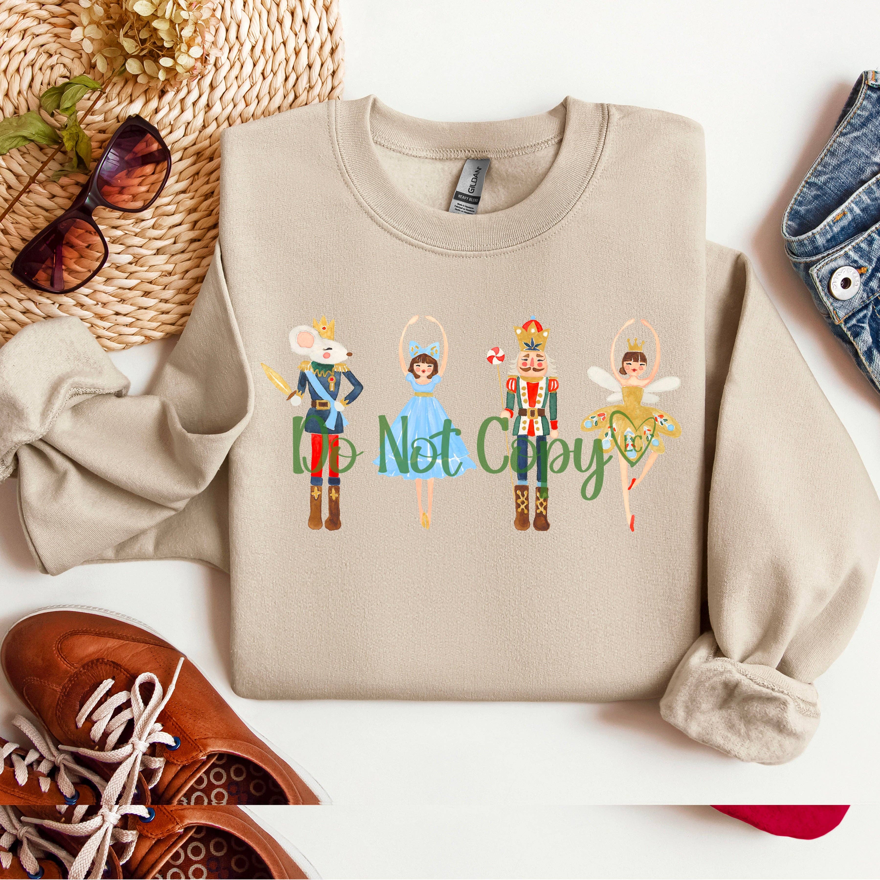 Lauras Closet – Camisola gráfica - Unissexo por atacado – NUTCRACKER - T-shirt Gráfica2