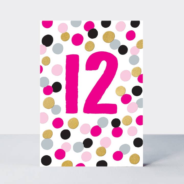 Jazz - Age 12 Girl Birthday Card for wholesale by Rachel Ellen Designs
