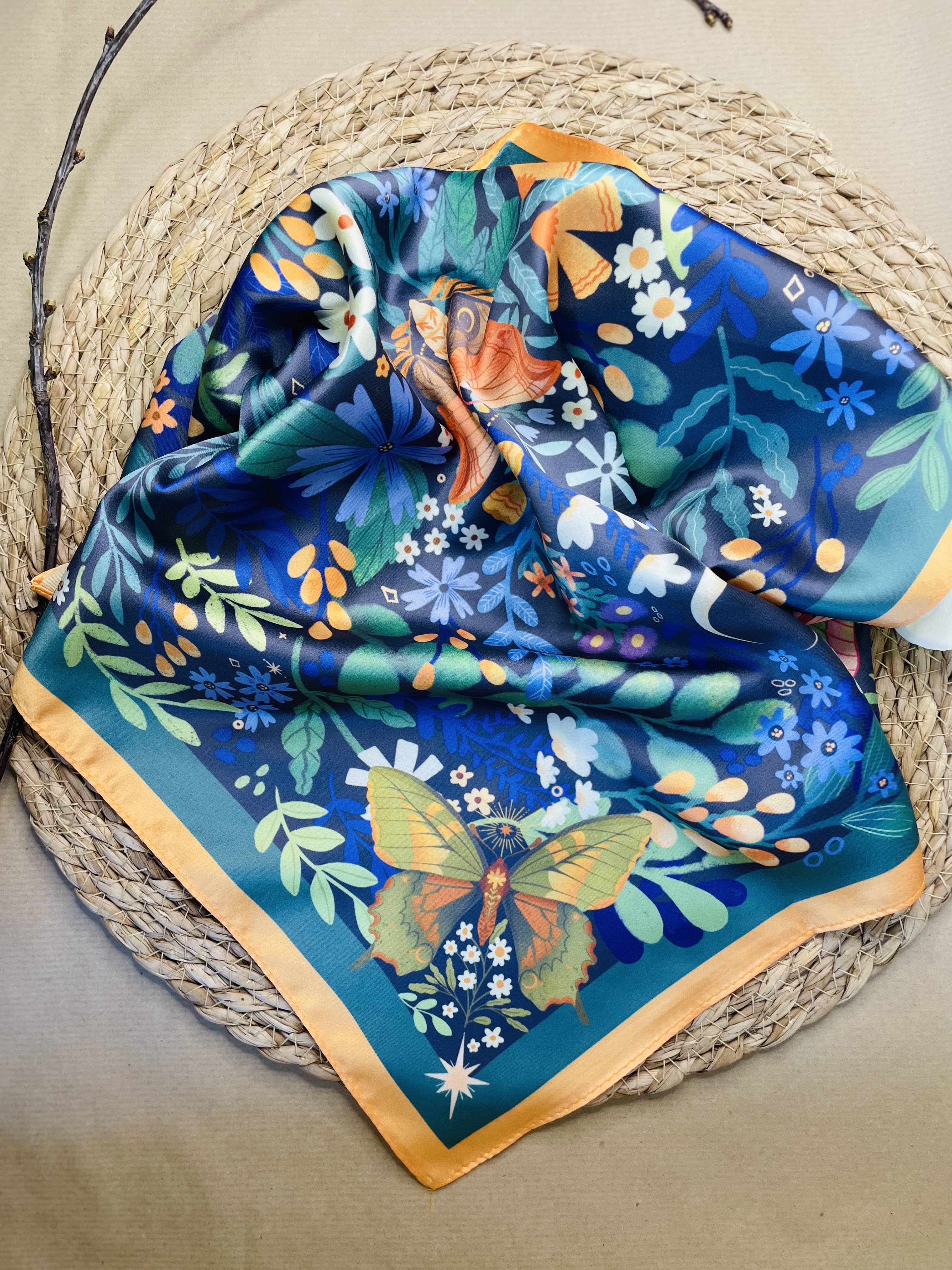 Split Moon Studios - Wholesale Scarf - Women's - Rebirth Moth Motive Scarf8