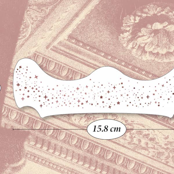 Fazit - Wholesale Makeup/Cosmetic Bag - Rose Gold Stardust Speckles Makeup Patches9