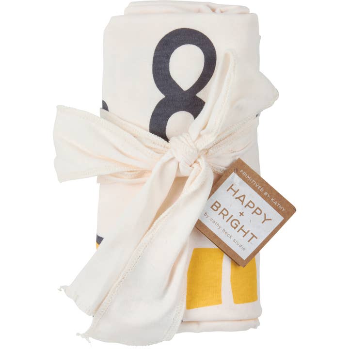 Primitives by Kathy - Wholesale Milestone Art/Keepsake - Kids & Baby - Watch Me Grow Bees Milestone Blanket3