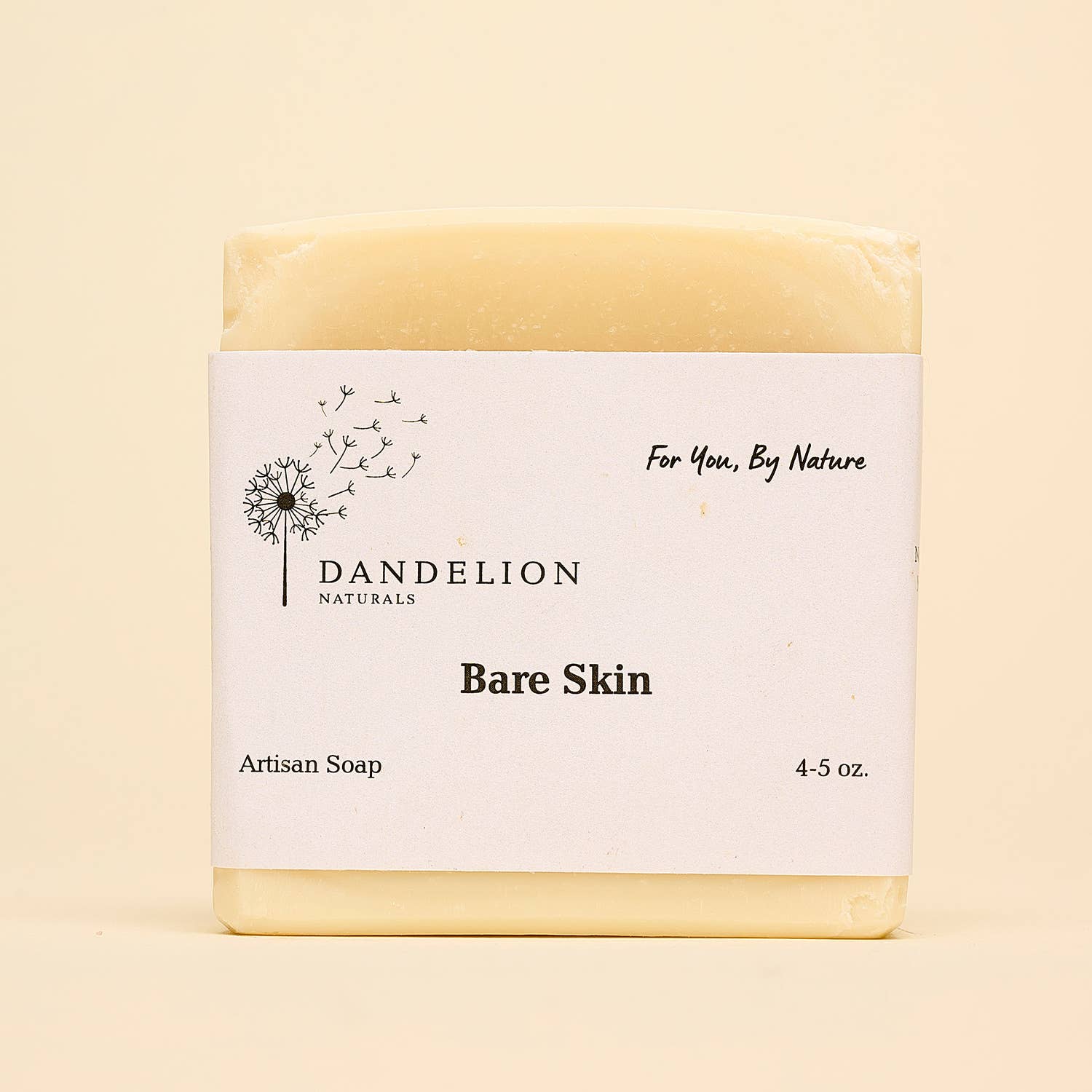 Dandelion Naturals - Wholesale Bar Soap - Unscented Vegan Bar Soap | Cold Process Bar soap | Bare Skin