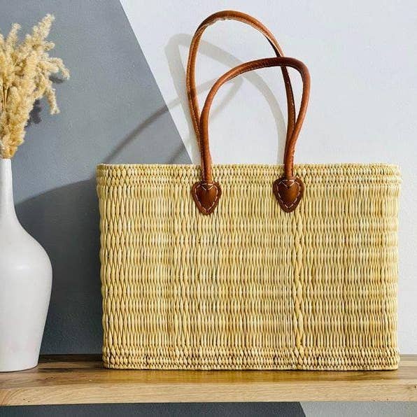 Moroccan Natural bazaar - Wholesale Beach Bag - Handmade Moroccan Wicker Bag – Elegant & Versatile Tote 7