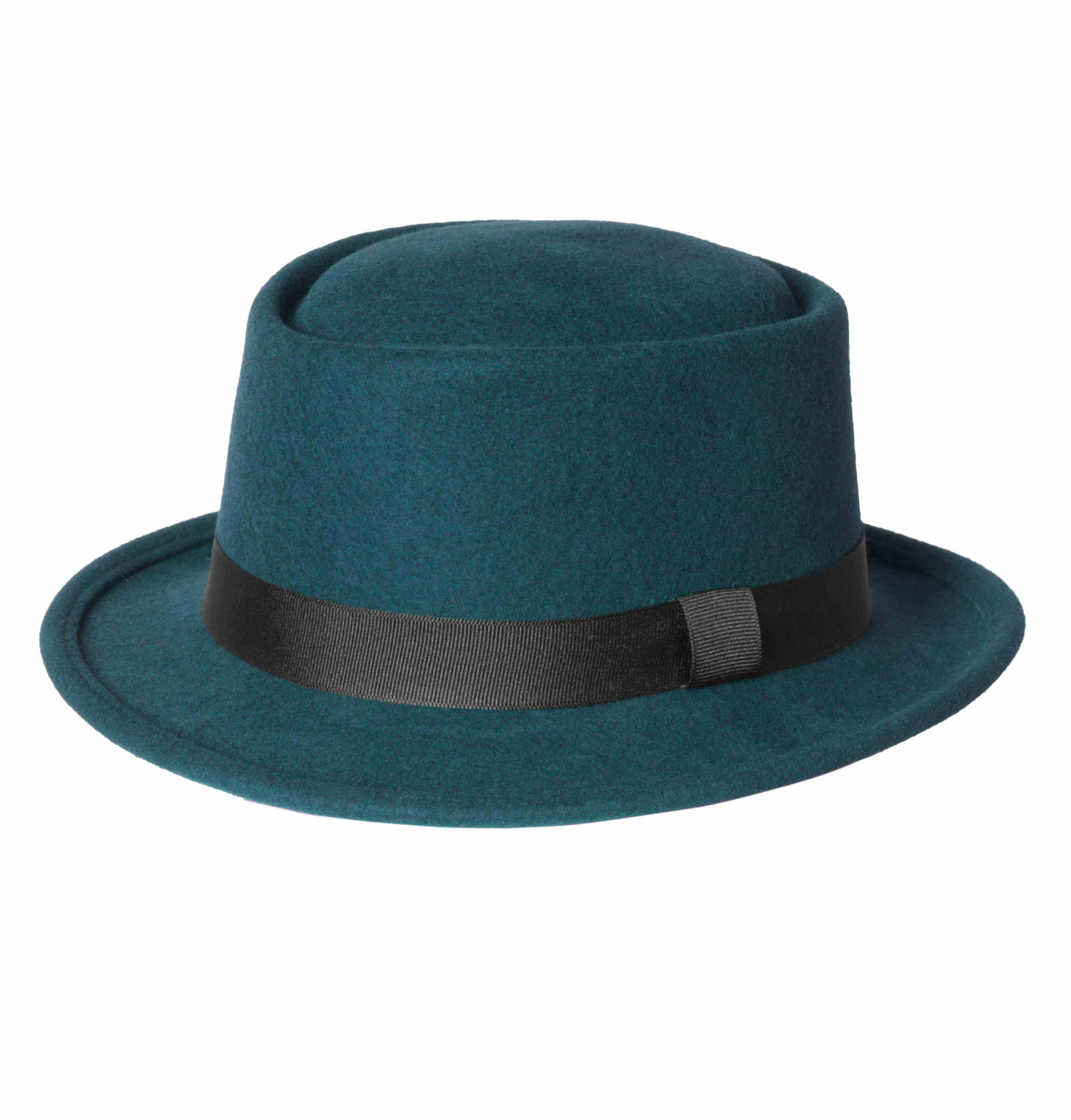 Toucan Hat Company/ Carole Amper - Venta al por mayor Sombrero fedora - Unisex - Tarta de cerdo de fieltro2