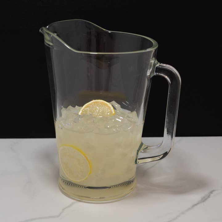 Fake Iced Lemonade Pitcher for wholesale by Just Dough It! Fake Foods