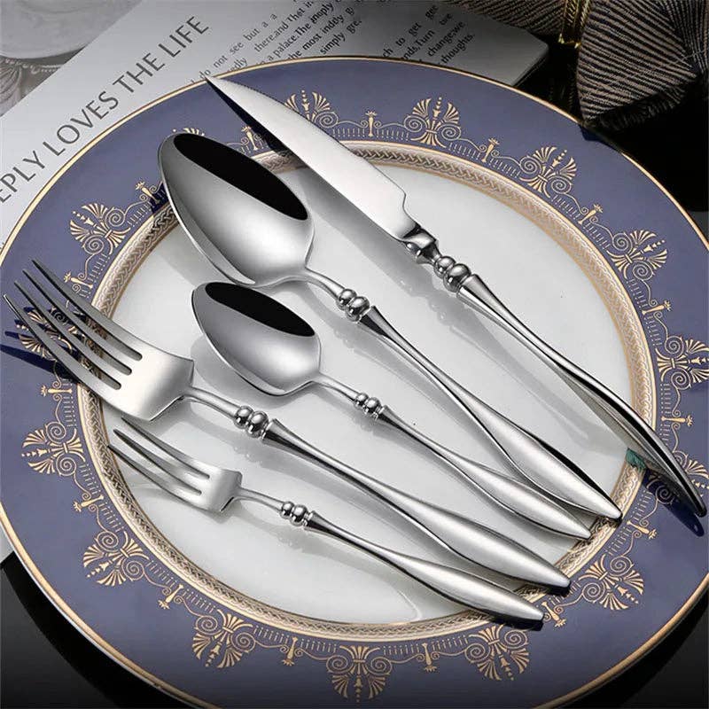 Kiyo Home - Wholesale Assorted Cutlery Set - French Stainless Steel Cutlery | Stainless Silverware Set4