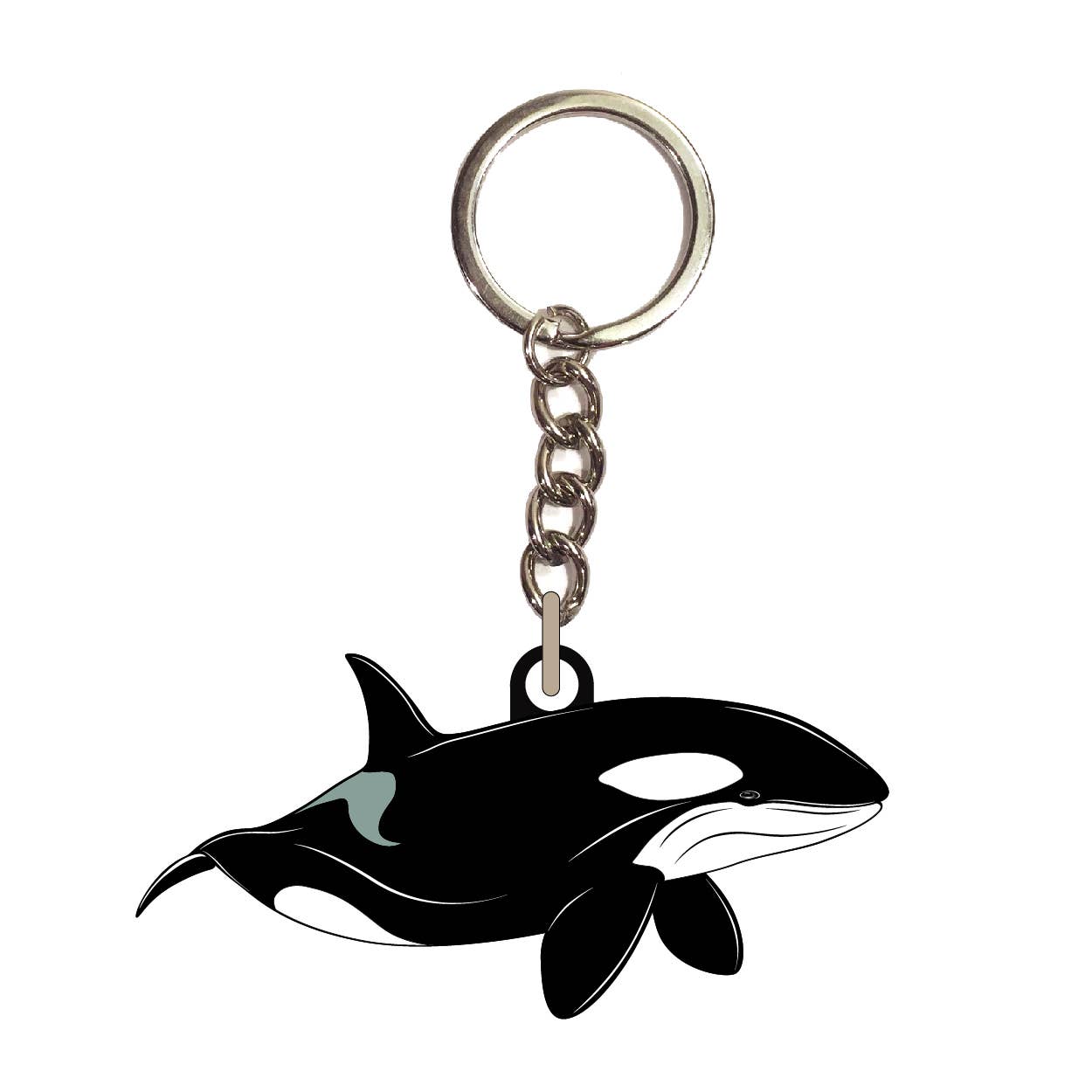 Little Critterz – wholesale Nyckelring - Unisex – Orca broderade djur nyckelring0