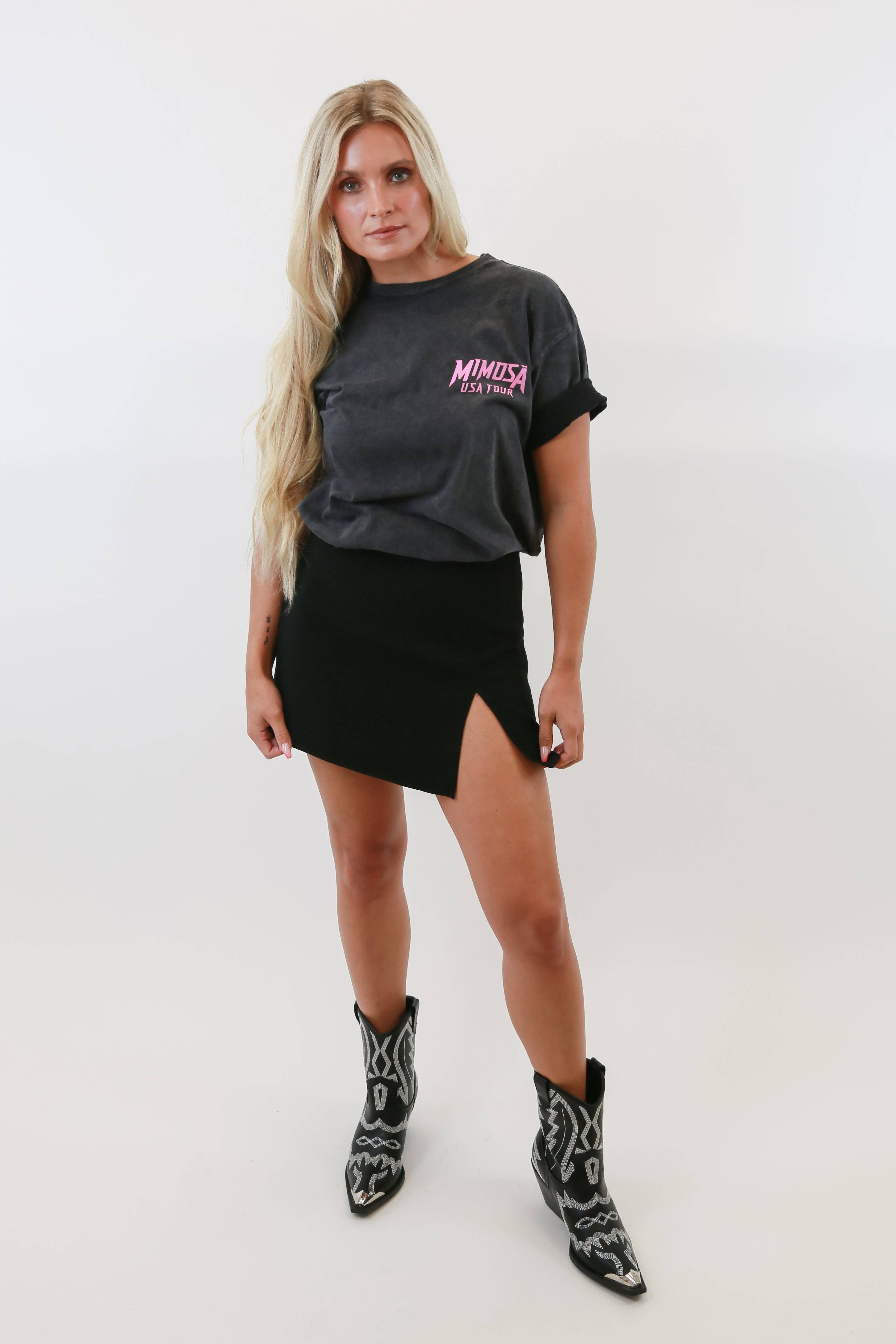 House of Lulu - Wholesale T-shirt met print - Dames - Extra groot vintage T-shirt van Mimosa USA Tour3