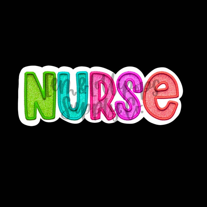Nurse - Colorful Sticker for wholesale by Lem&Lollipops Supply Co. LLC