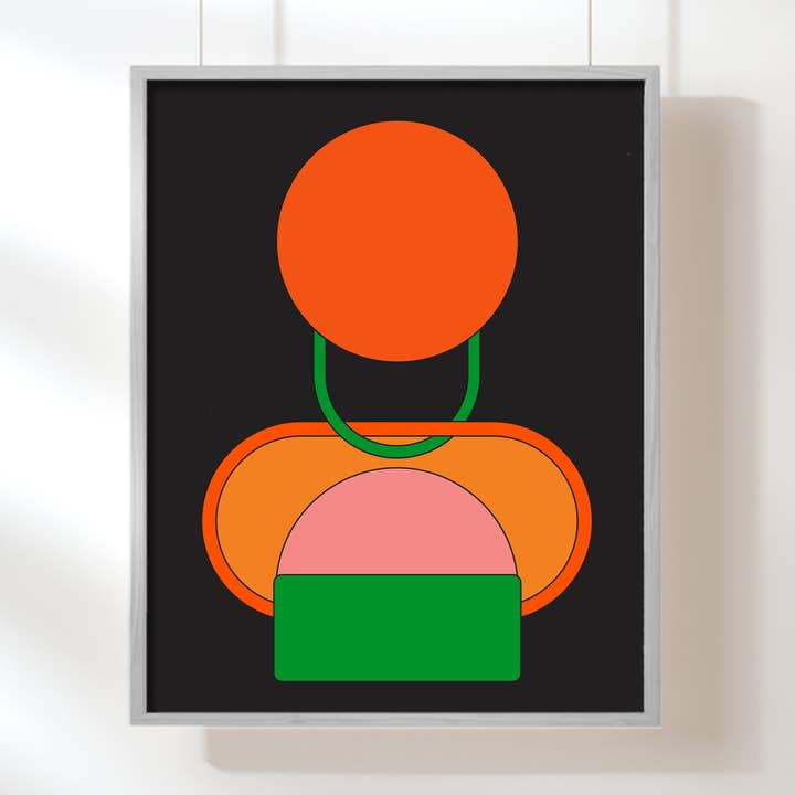 Stampa artistica di forme per la vendita all'ingrosso da parte di Circa 78 Designs