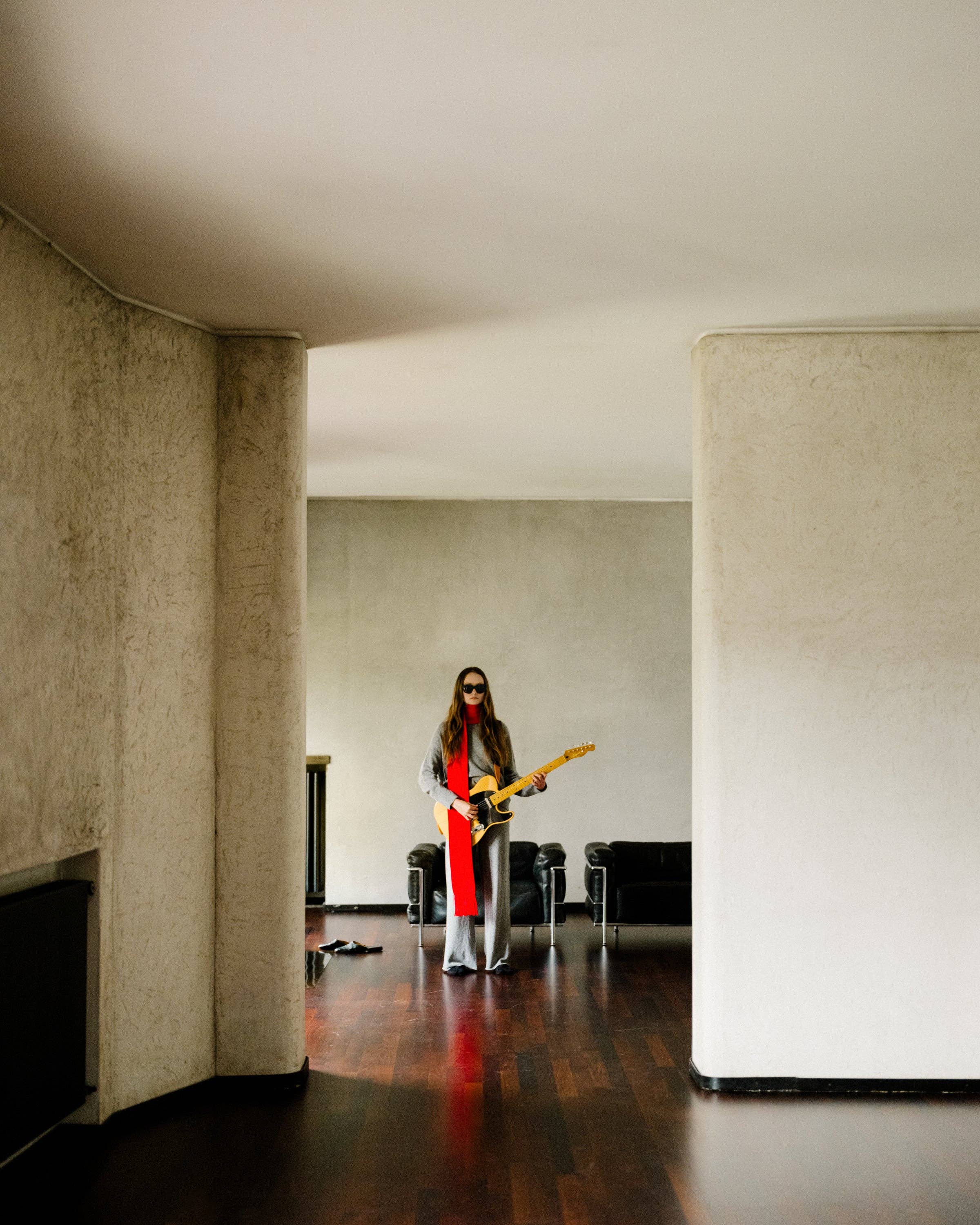 Lèmme - Wholesale Pants - Women's - Lightweight wide-leg cashmere blend pants (3D knit)1